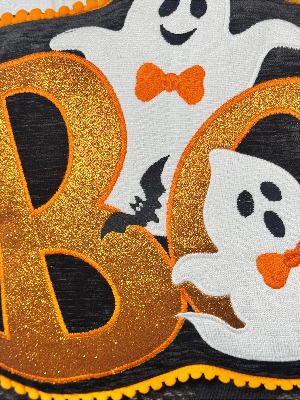 NEW The Halloween Shop Boo and Ghosts Halloween Pillow